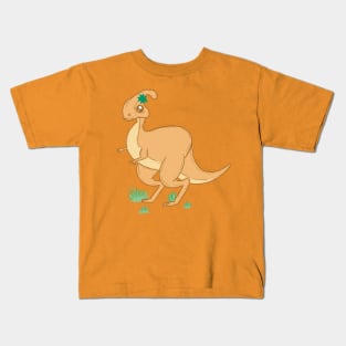 Shamrock dinosaur Kids T-Shirt